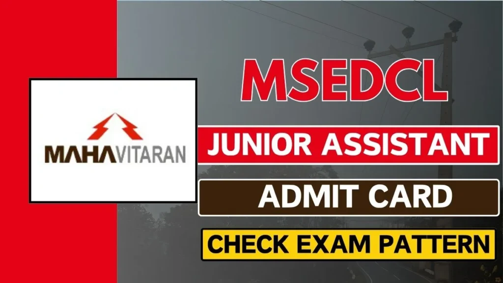 MSEDCL Admit Card 2024