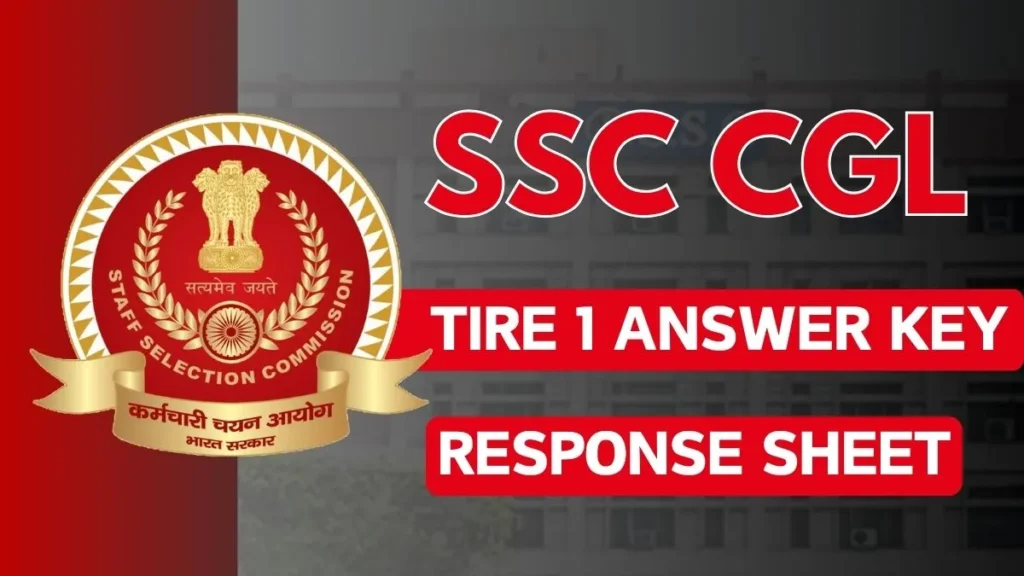 SSC CGL Tire 1 Answer Key 2024