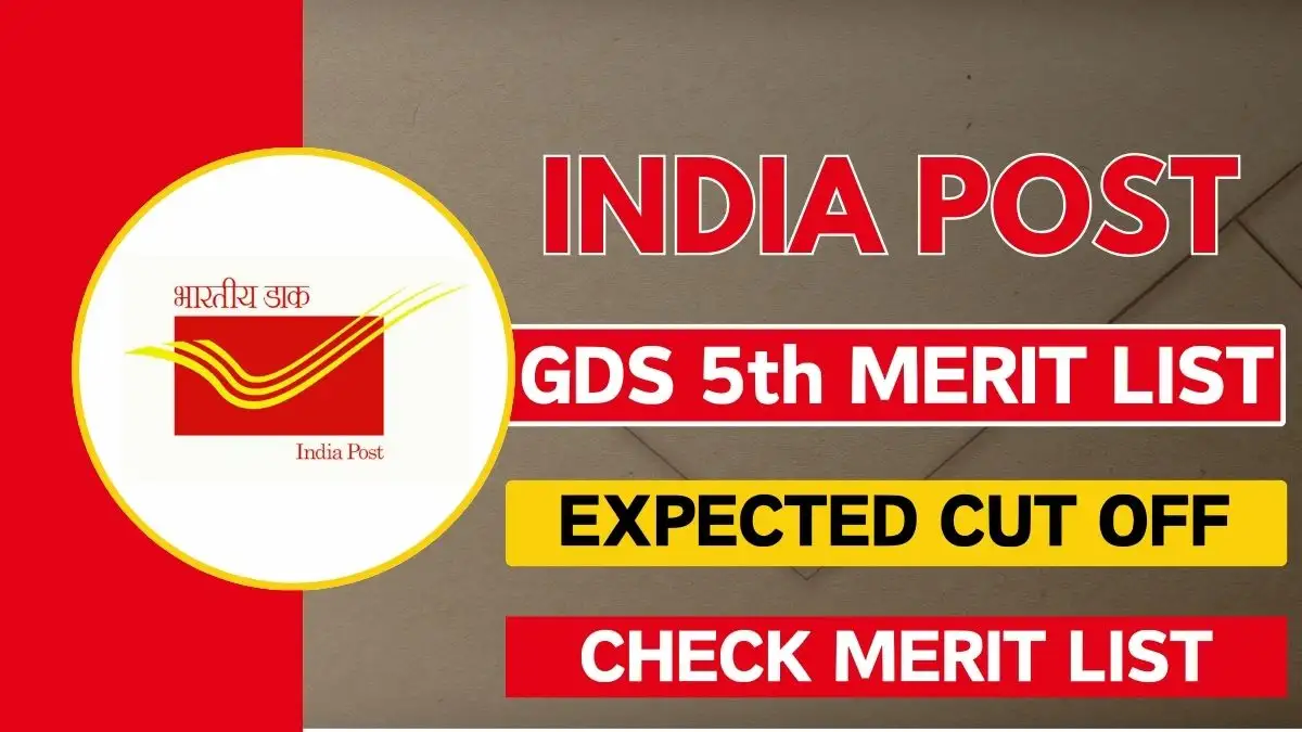 India Post GDS 5th Merit List 2024 For Gramin Dak Sevak